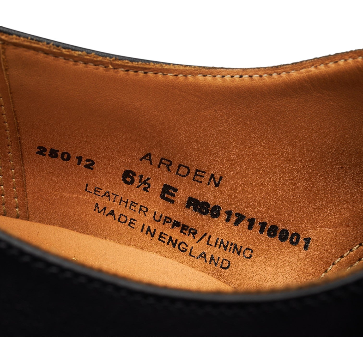 Crockett & Jones Arden Oxford cuir noir 6.5 UK