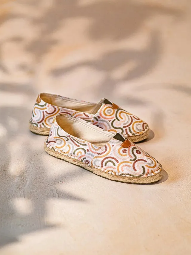 Toni Pons Blanes-TJ espadrille toile imprimé Kyoto vegan