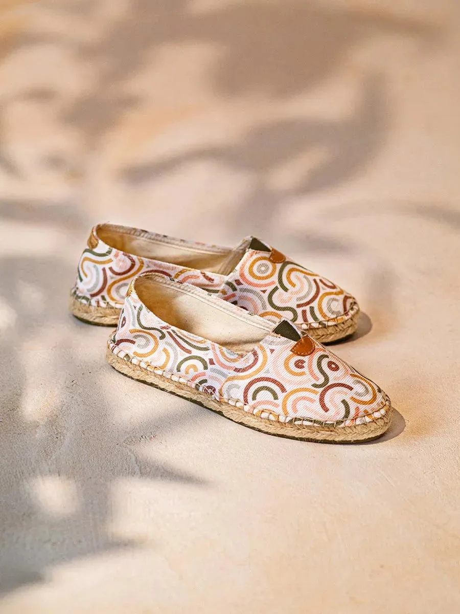 Toni Pons Blanes-TJ espadrille toile imprimé Kyoto vegan