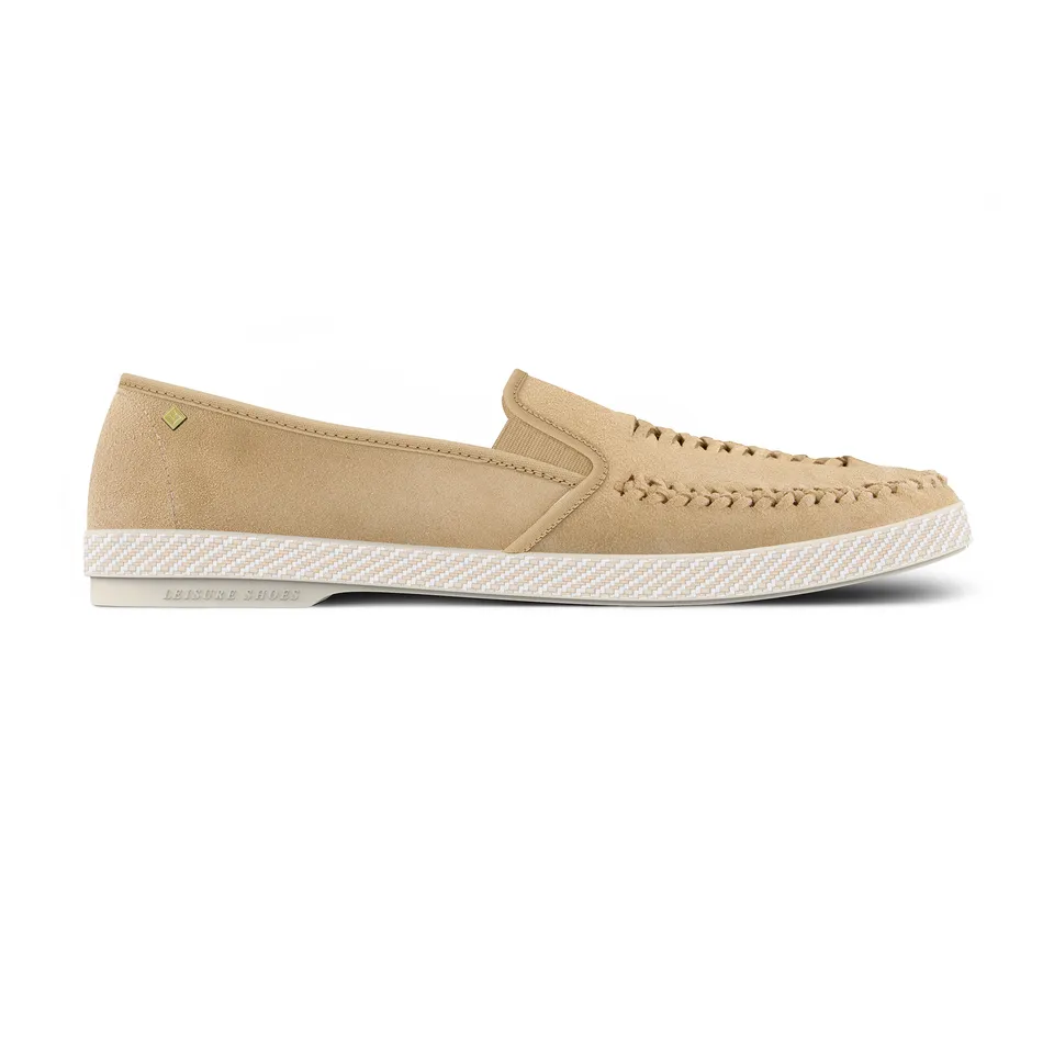 Rivieras Classic Arizona espadrilles écru cuir tressé