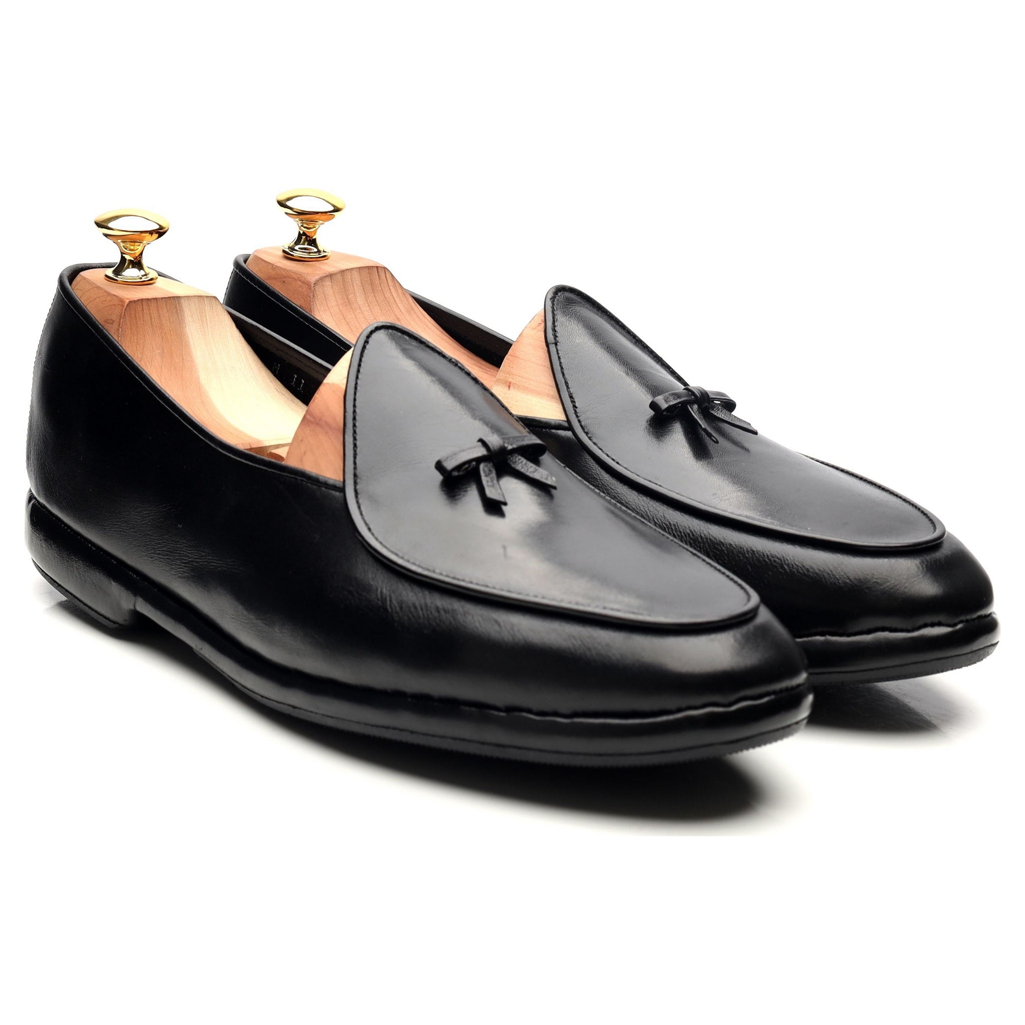 Belgian Shoes Mr. Casual mocassins cuir noir UK 10
