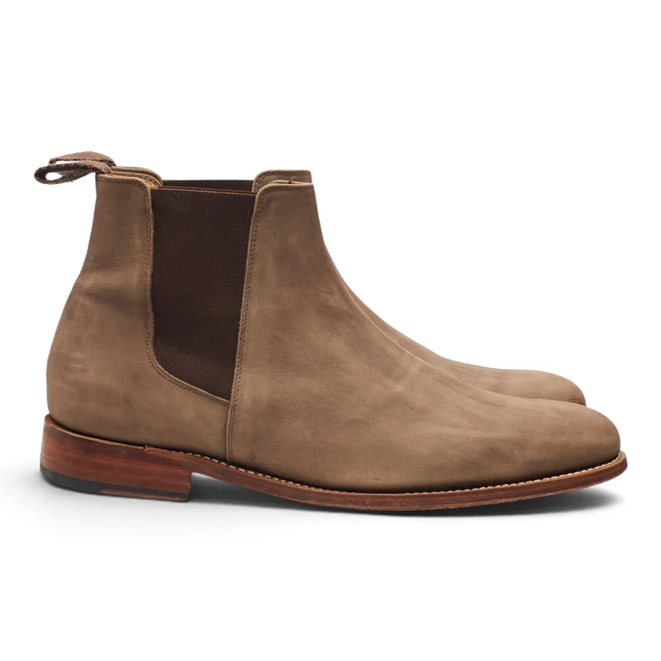 Grenson Declan boots chelsea nubuck gris UK 8