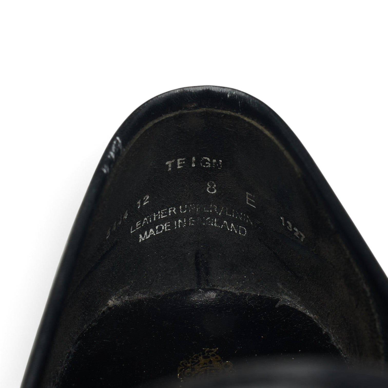 Crockett & Jones Teign mocassin cuir noir pointure 8 UK