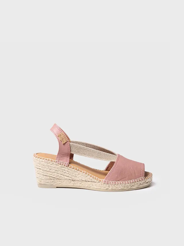Toni Pons TEIDE-P espadrilles femme cuir talon 6 cm