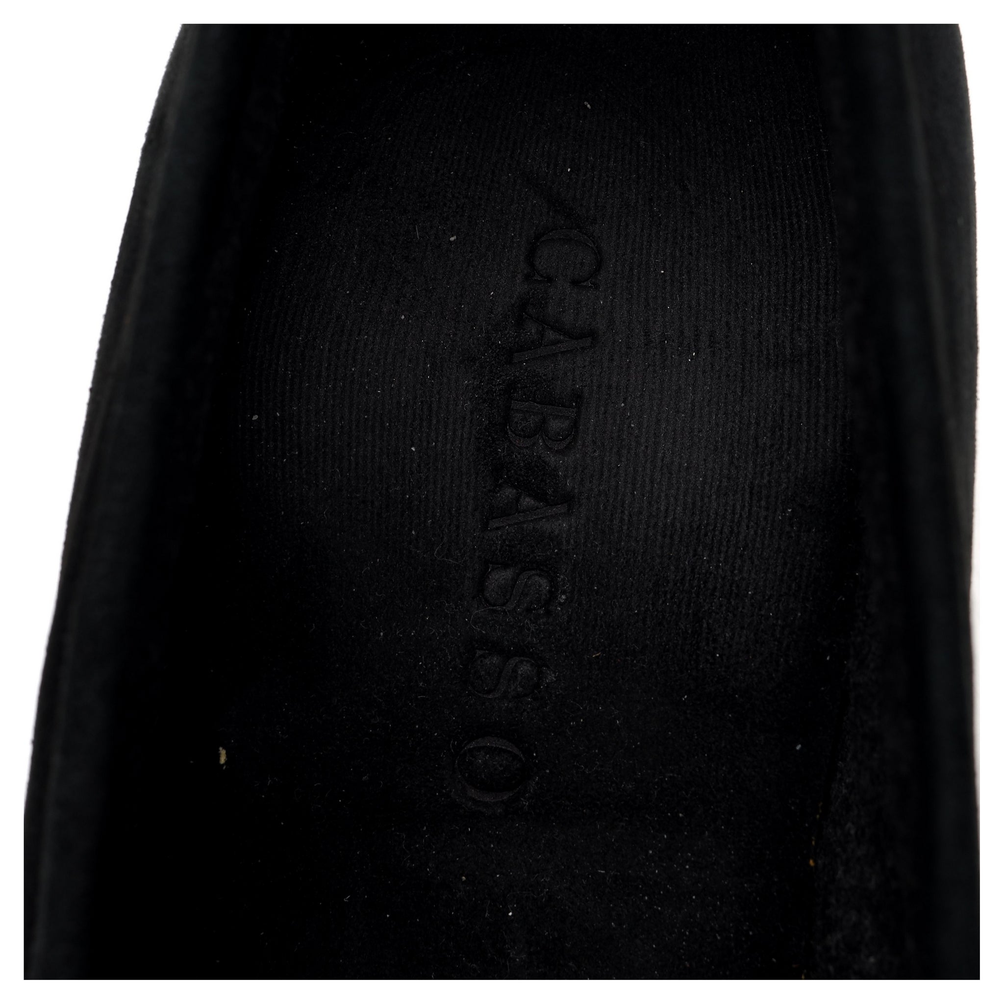 Cabasso mocassins penny suède noir pointure UK 10