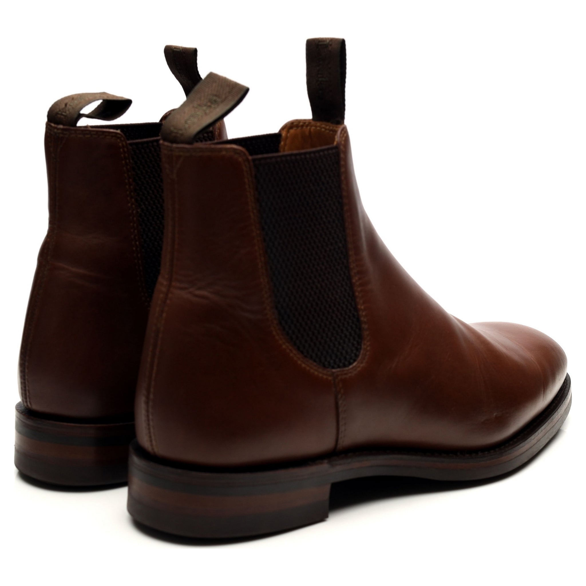 Loake 1880 Chatsworth bottines chelsea cuir marron UK 7