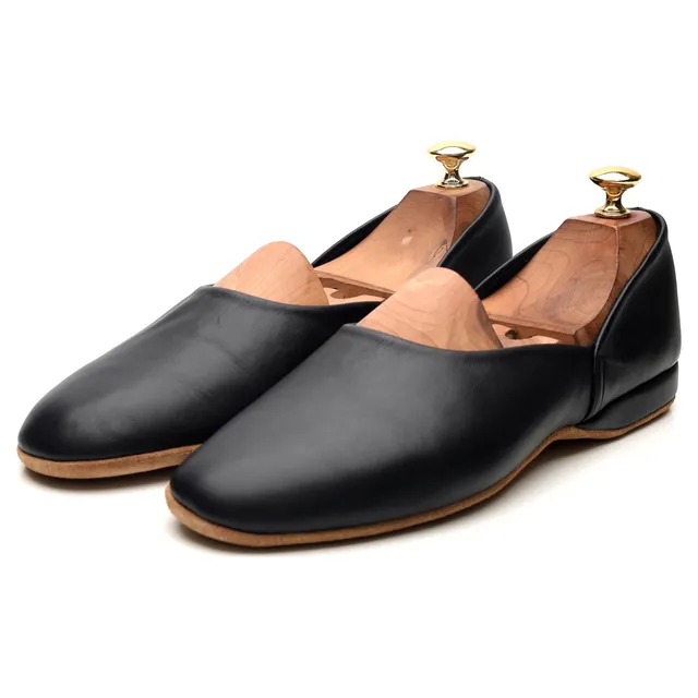Church's Hermes 03 pantoufles cuir noir pointure UK 9