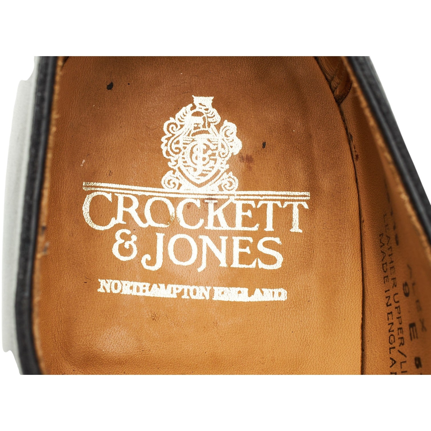 Crockett & Jones Alex richelieu cuir noir 9 UK