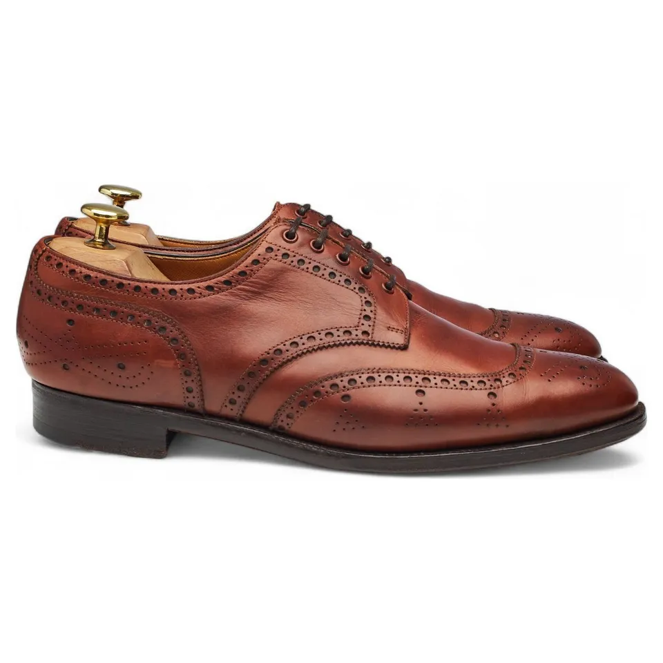 Foster & Son derbies cuir marron pointure UK 8 étroit