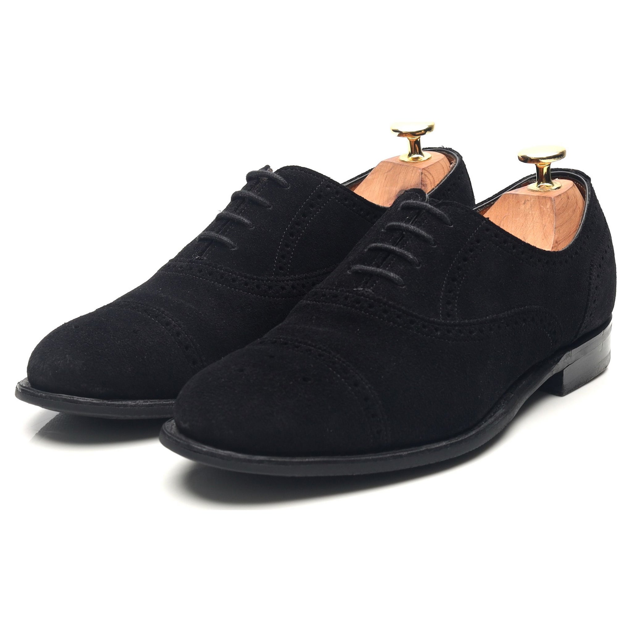 Cheaney Darcey oxford femme daim noir 4.5 gomme