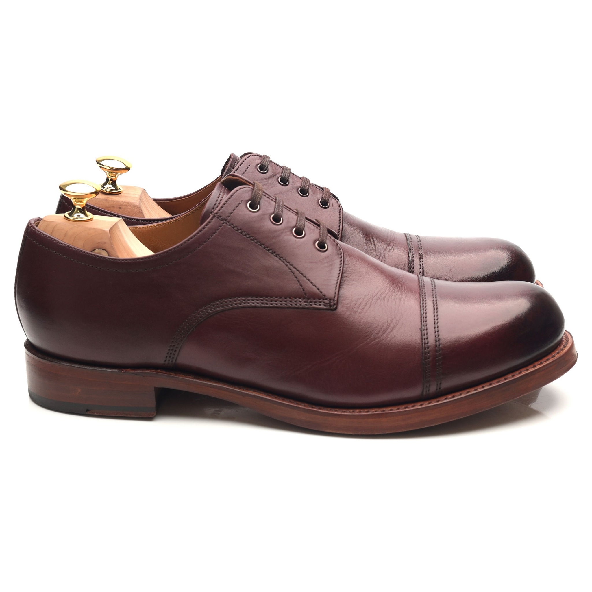 Grenson Rhys derby cuir bordeaux pointure UK 11