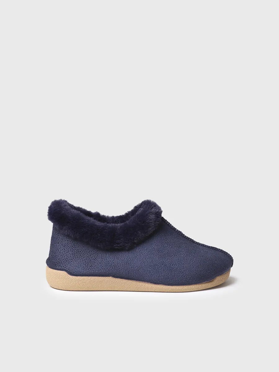 Toni Pons Moss-BD bottillon femme fourré marine