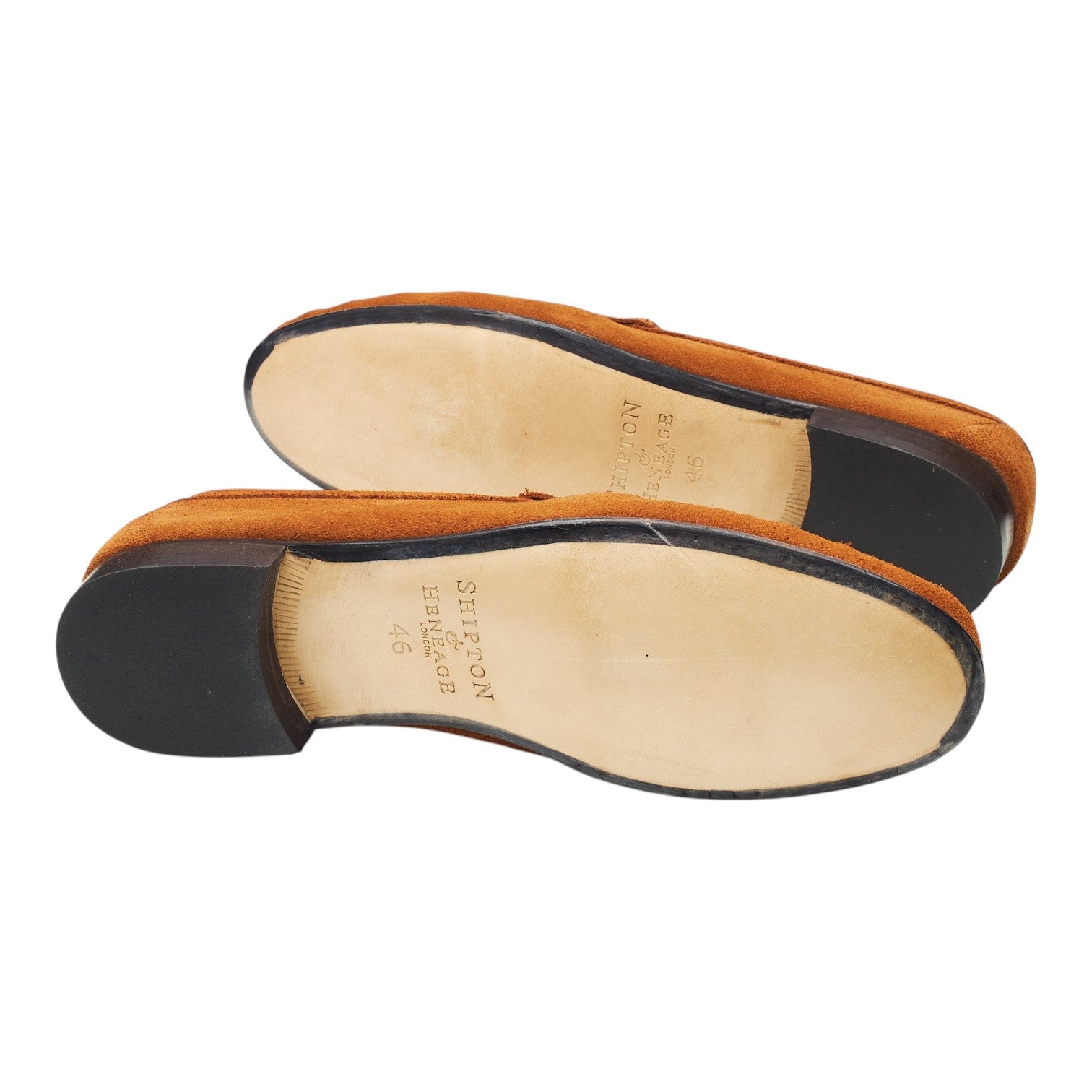 Shipton & Heneage Milan mocassin suède marron UK 12