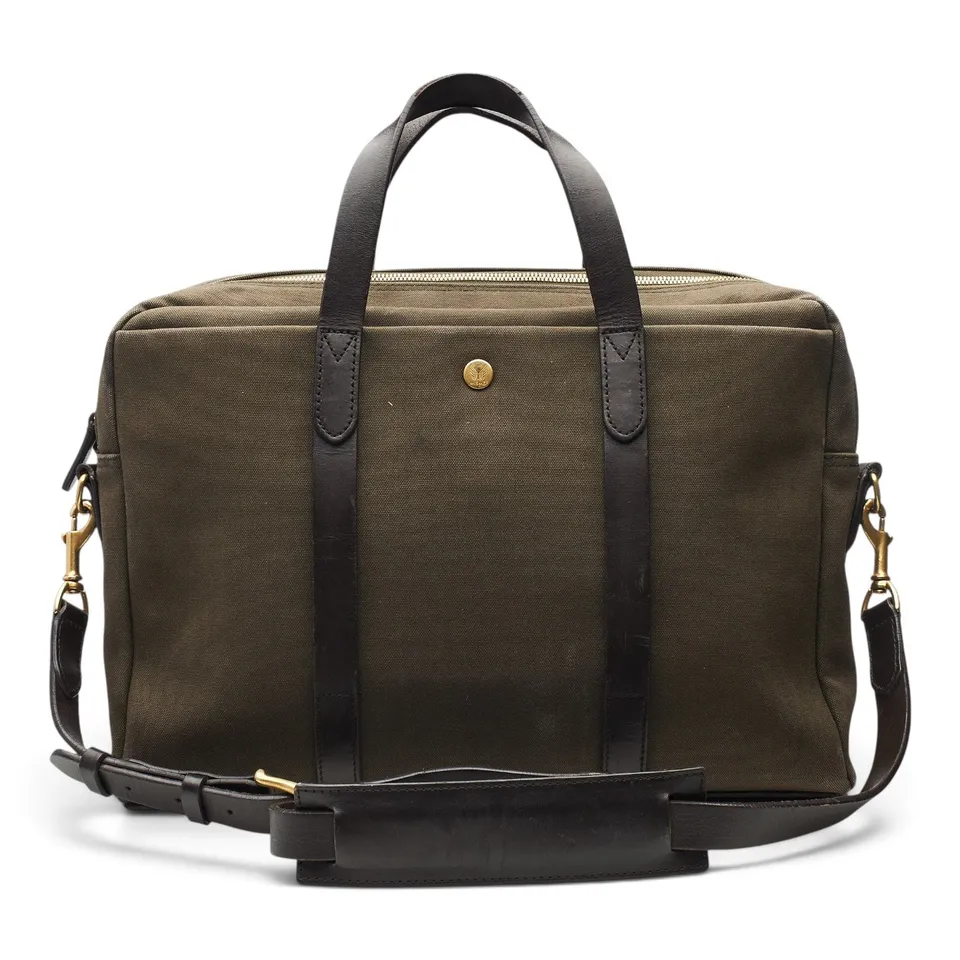 Mismo Endeavour porte-documents toile marron