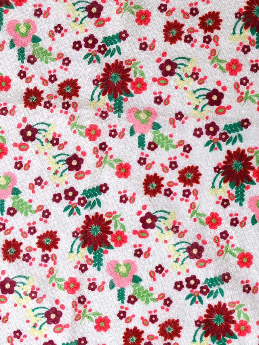 Toni Pons Fabiola foulard coton imprimé multicolore