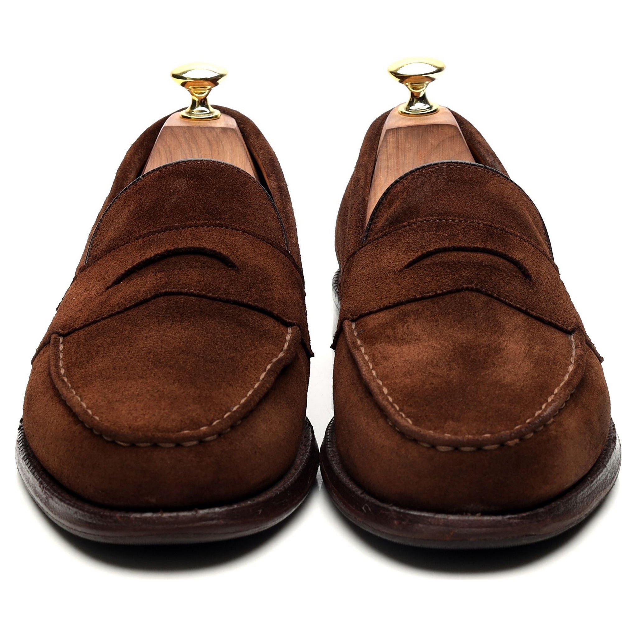 Cheaney Howard mocassins homme daim marron UK 7