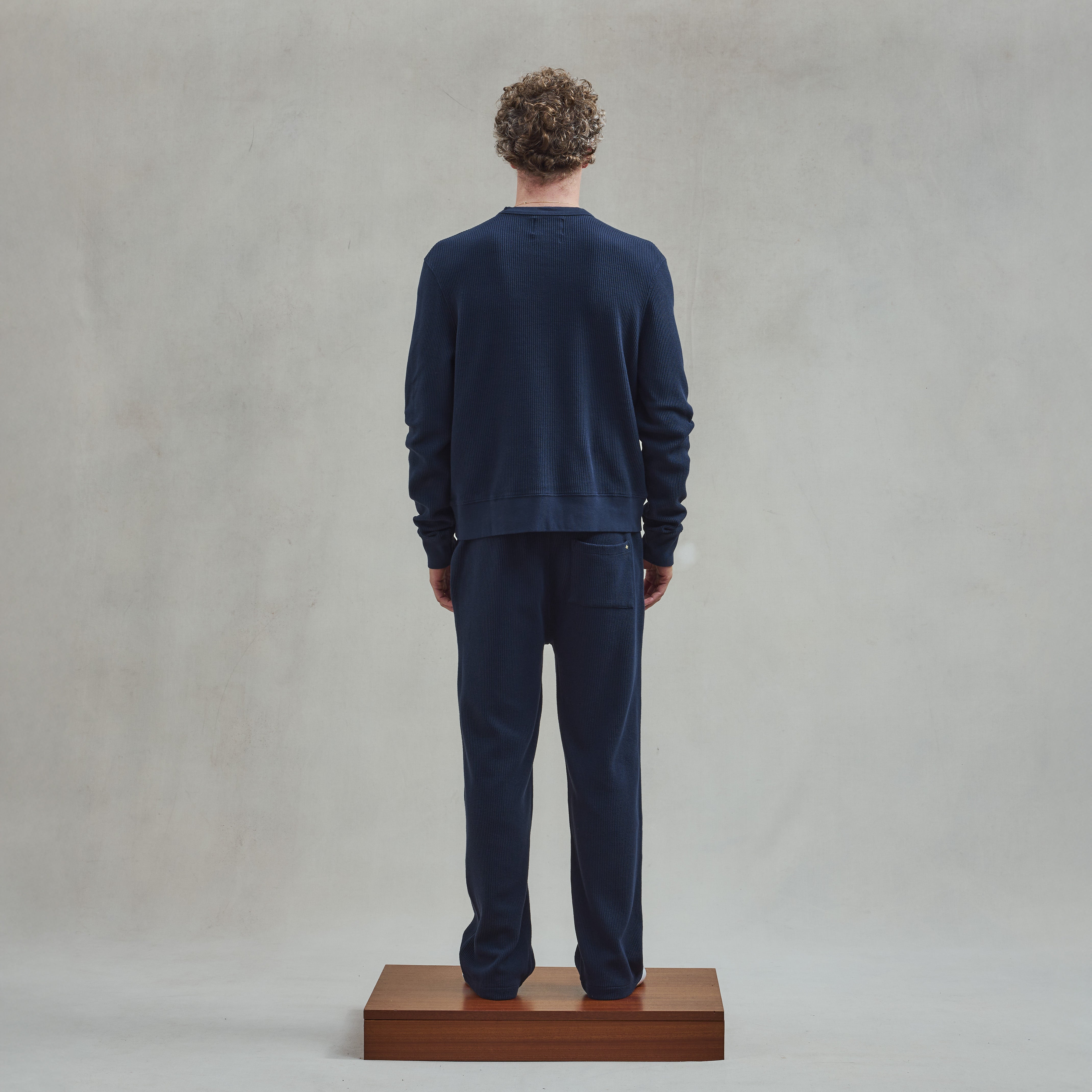 Rivieras SW01 sweatshirt marine coton interlock