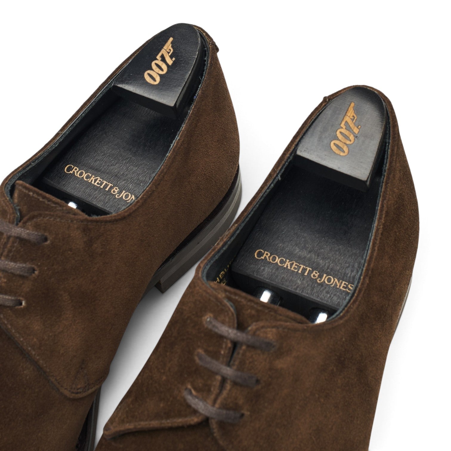 Crockett & Jones Highbury 2 007 derby daim marron 7