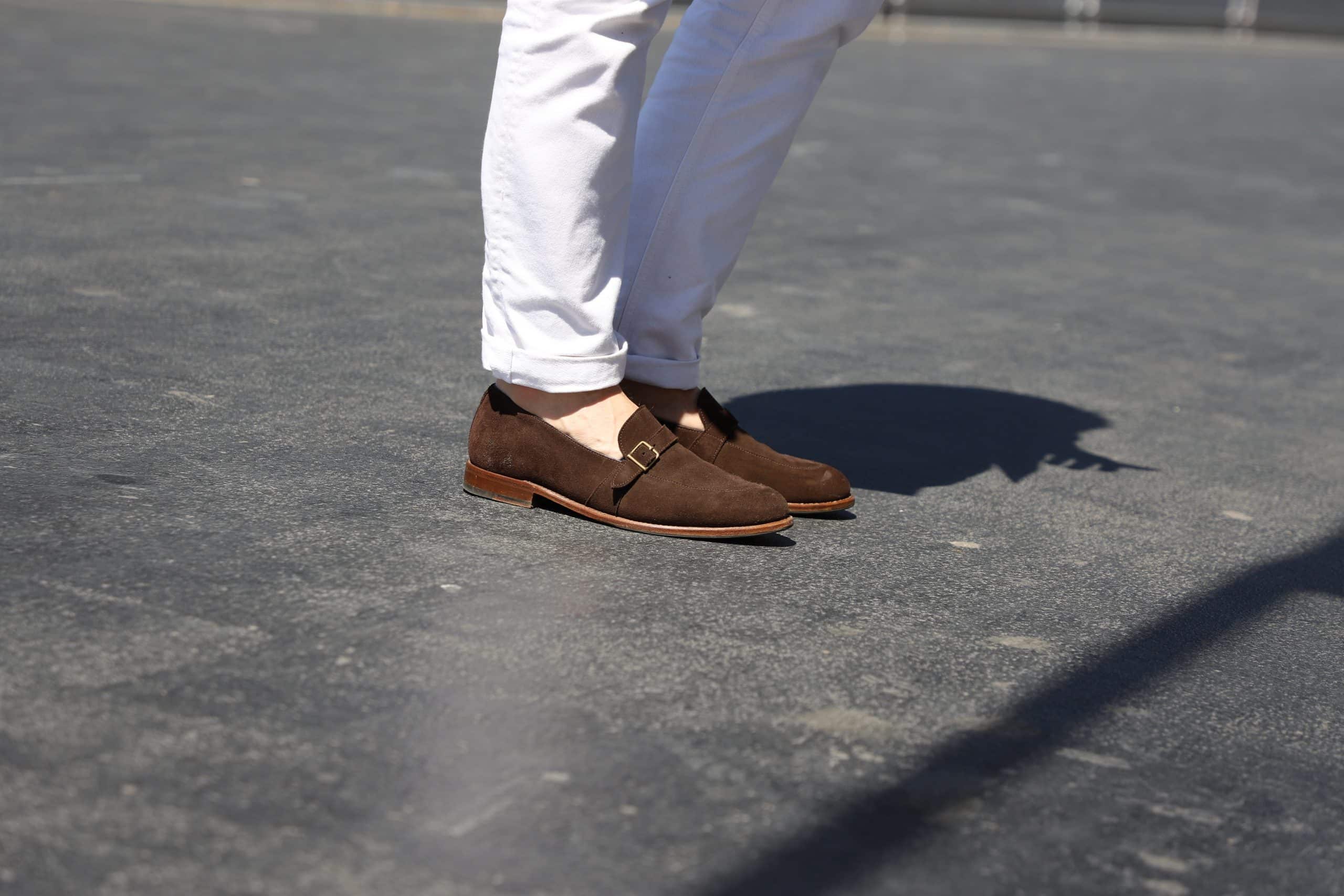 Malfroid Villalys Superleggera mocassin cuir velours