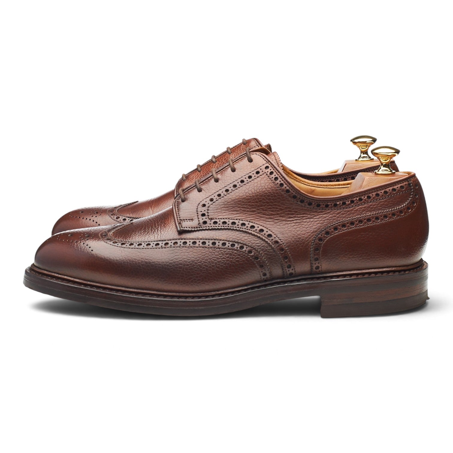 Crockett & Jones Pembroke derby grain marron UK 9.5