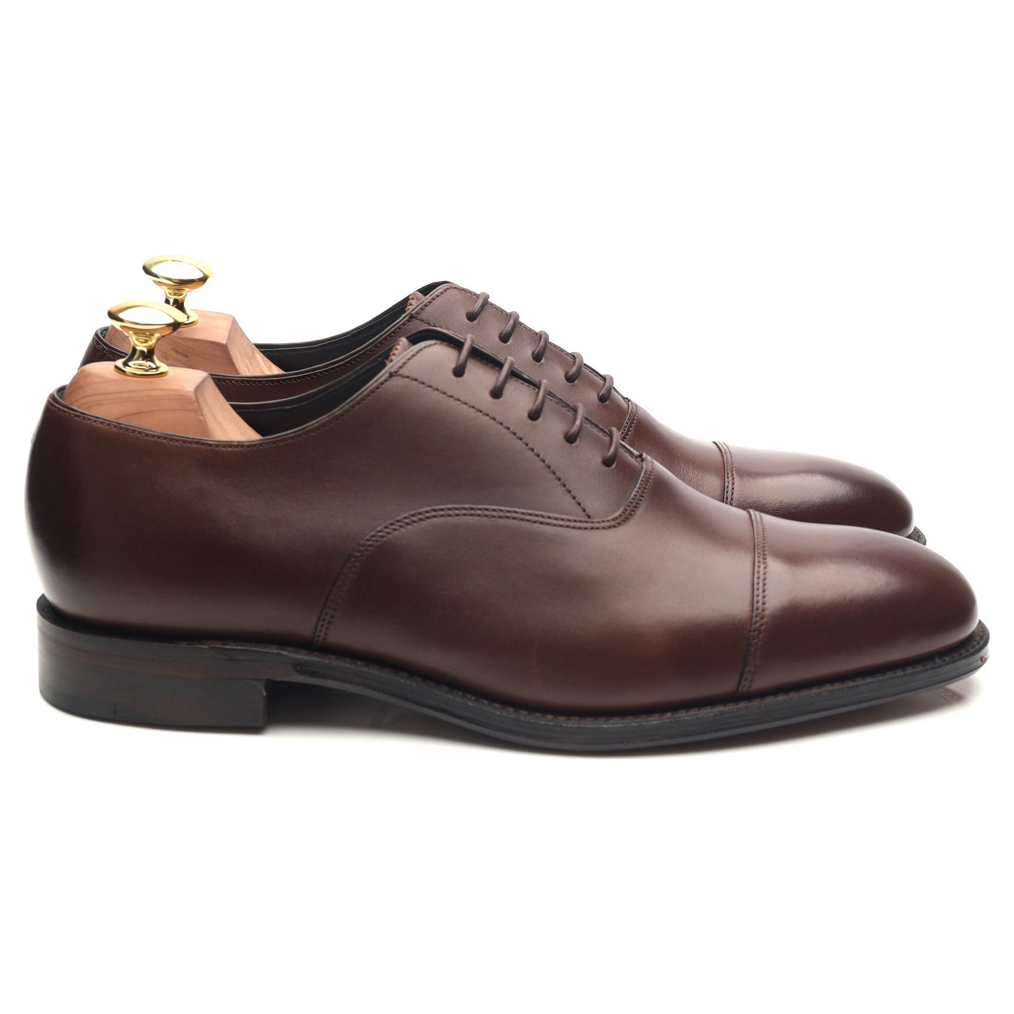 Herring Knightsbridge richelieu cuir marron 8.5 cousu Goodyear