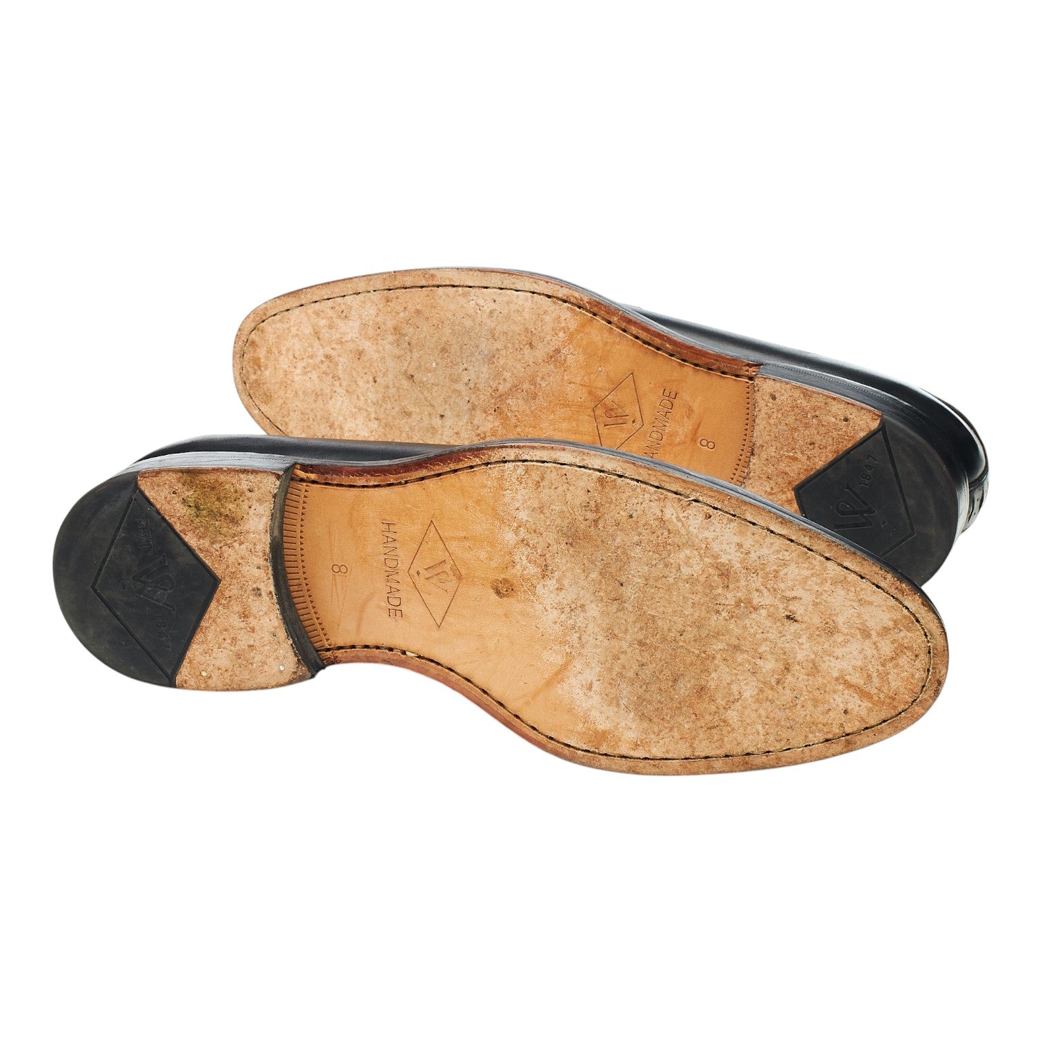 Wildsmith Model 98 mocassin cuir noir UK 8