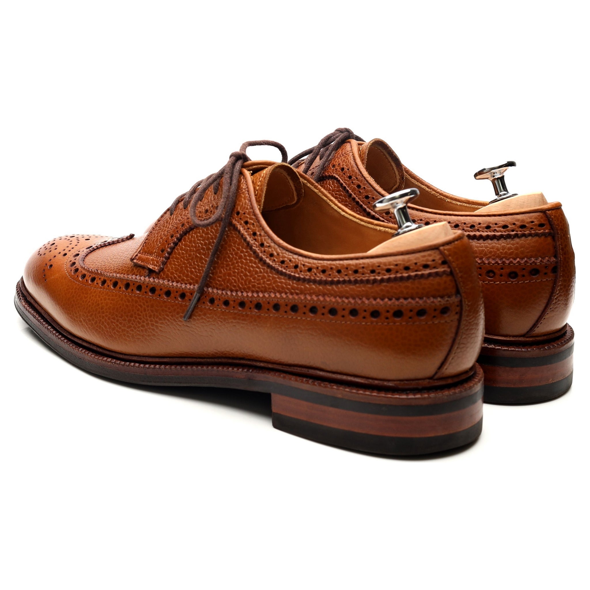 Meermin 101375 derbies cuir grain marron 8
