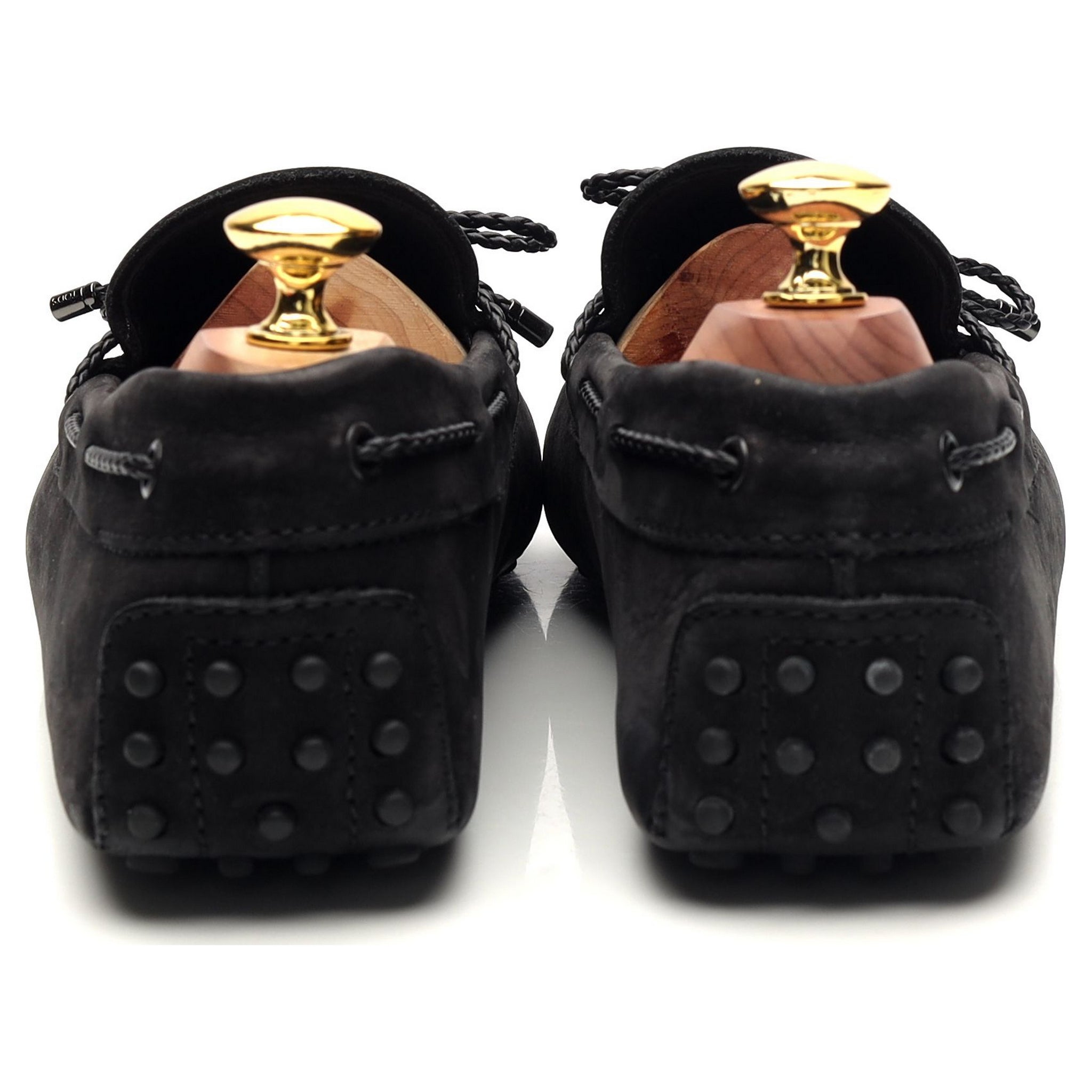 Tod's Gommino mocassins nubuck noir UK 6