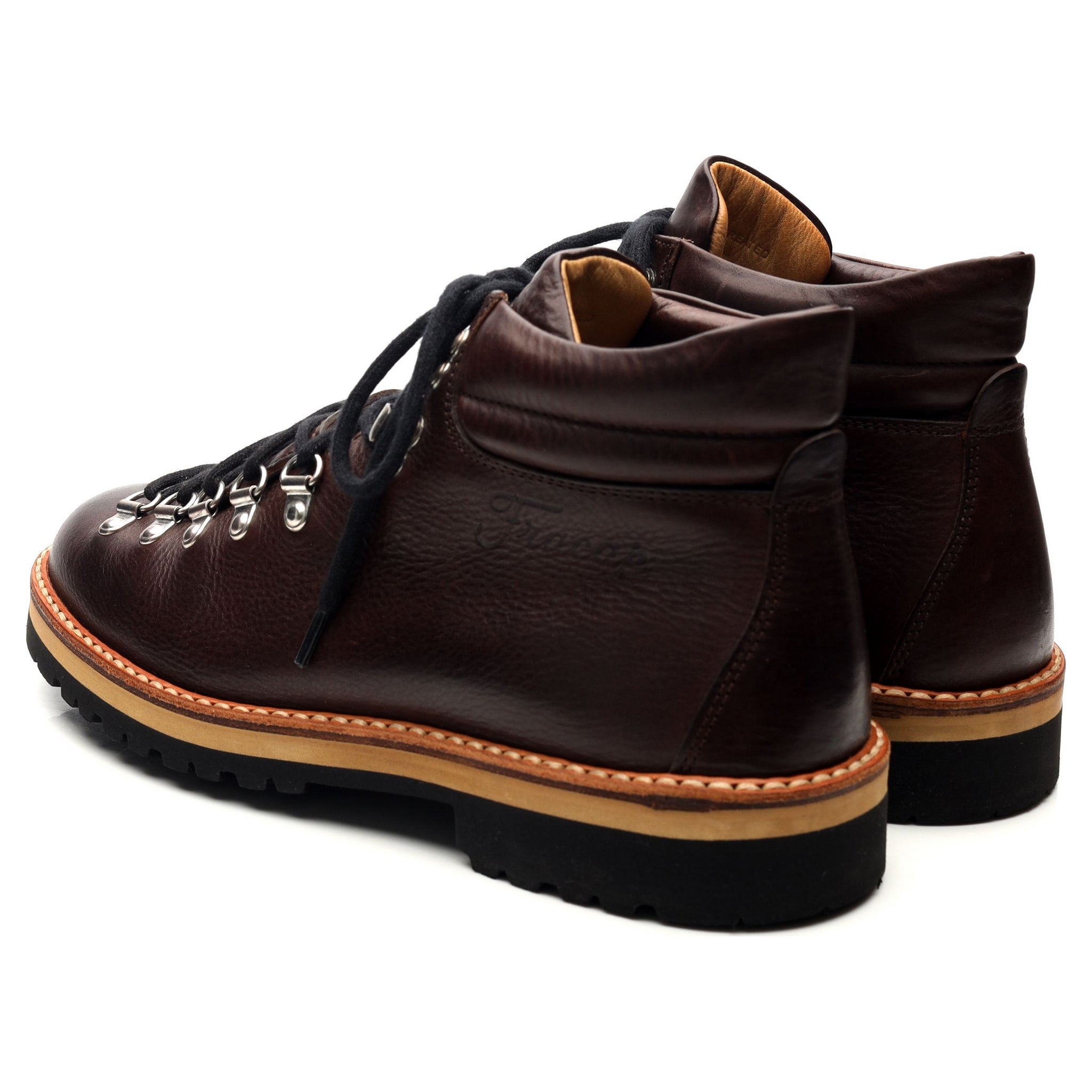 Fracap M120 bottines cuir marron foncé UK 7