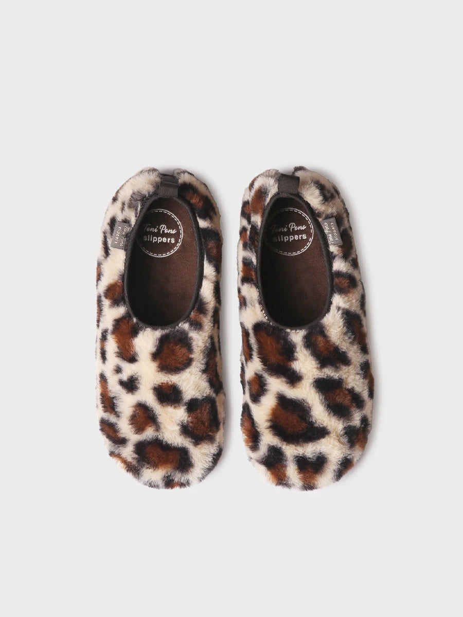 Toni Pons Marta-PA chausson leopard confort