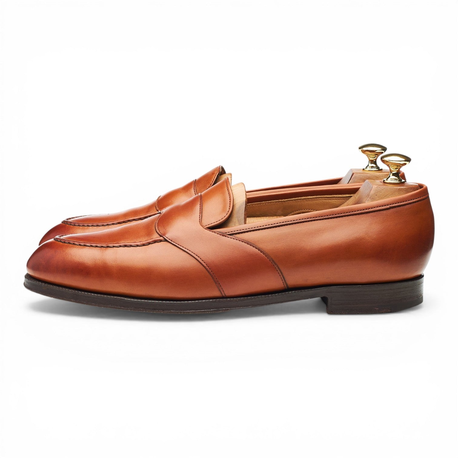 Edward Green Montpellier III mocassin cuir marron 9.5