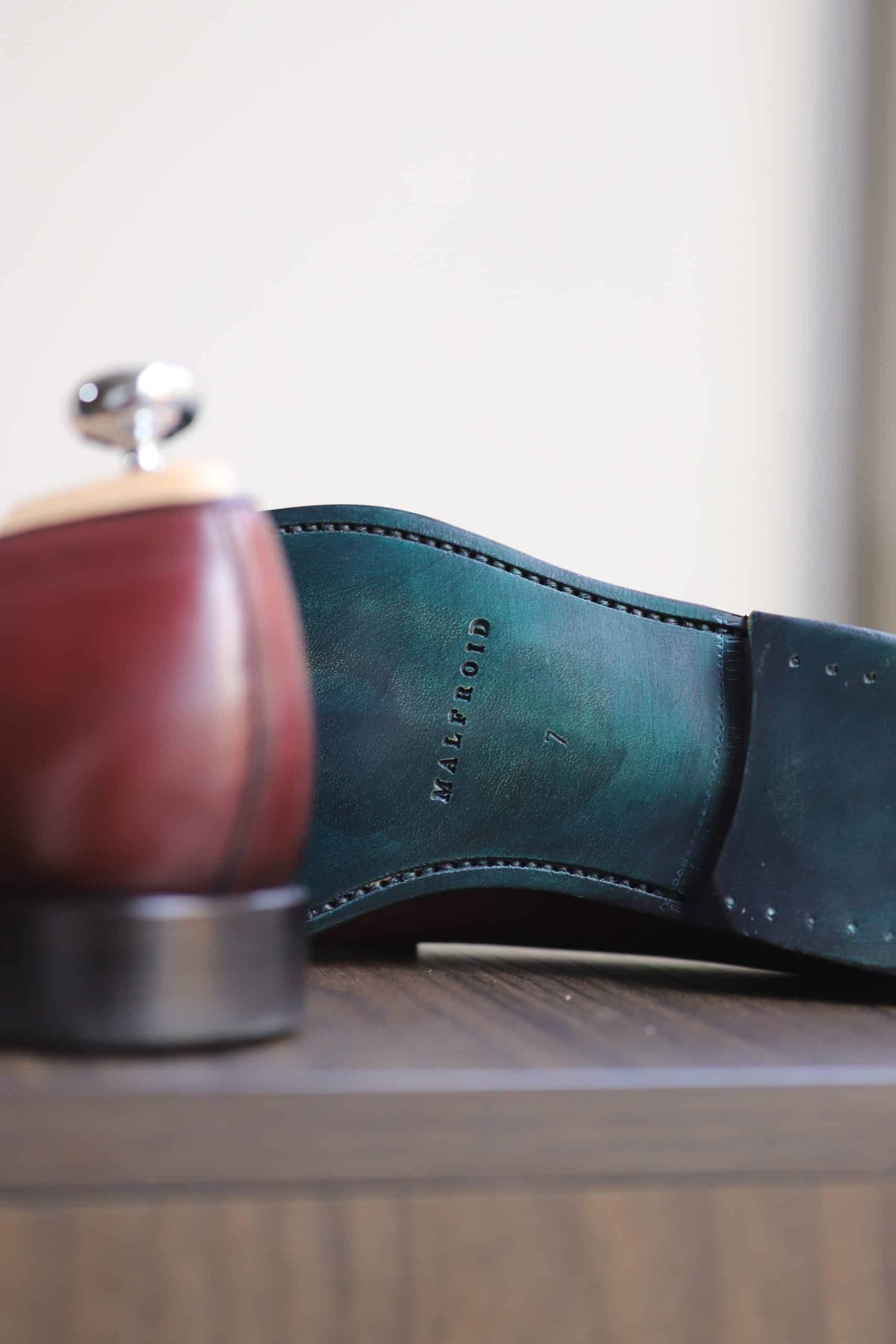 Malfroid Newport penny loafer cuir box calf