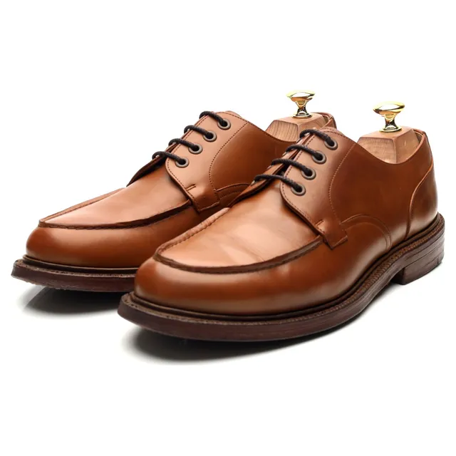 Church's Brixham derby cuir marron clair UK 8 semelle cuir