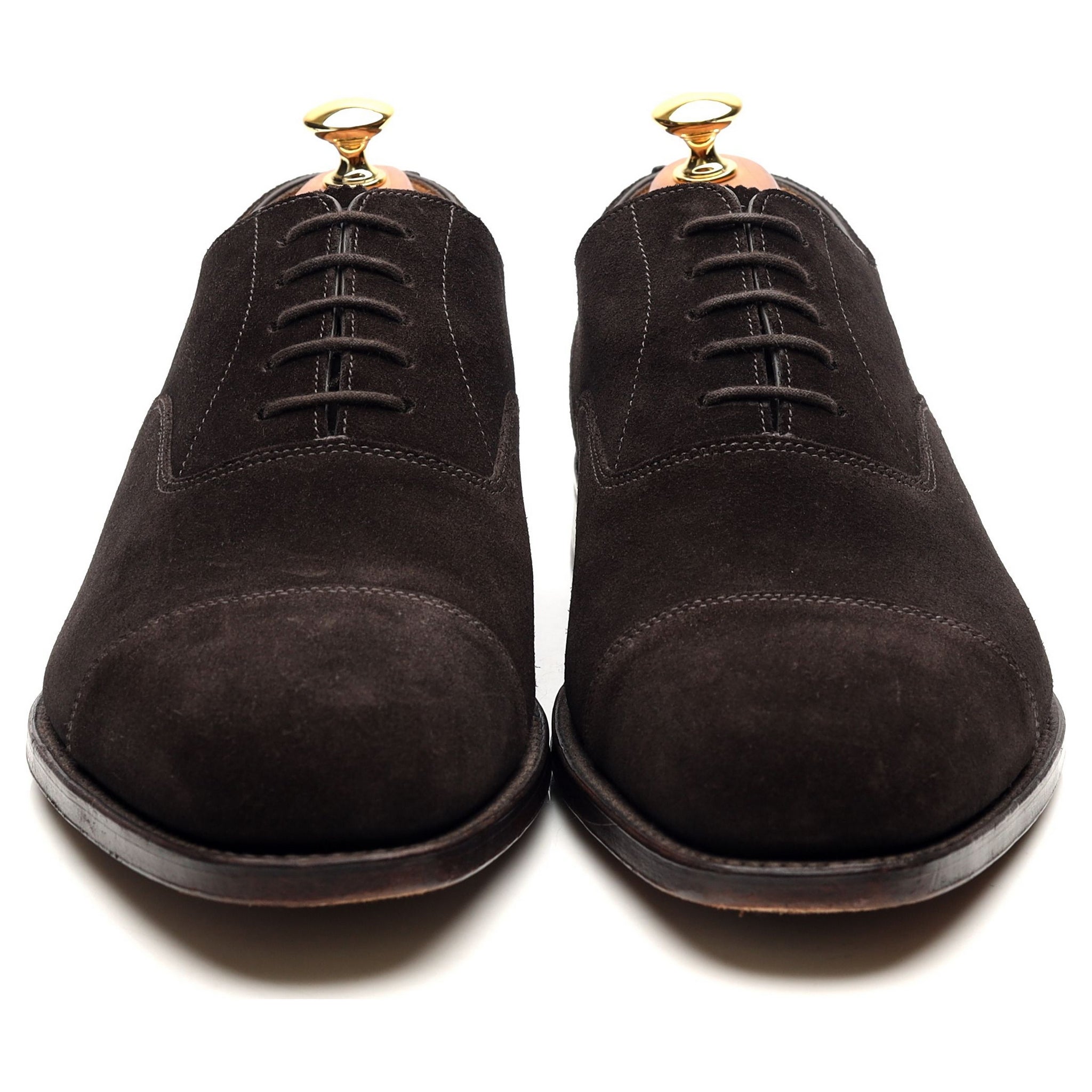 Loake 1880 Aldwych richelieu daim marron 10 cousu Goodyear