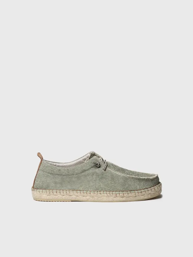 Toni Pons Odin espadrille homme toile à lacets jute