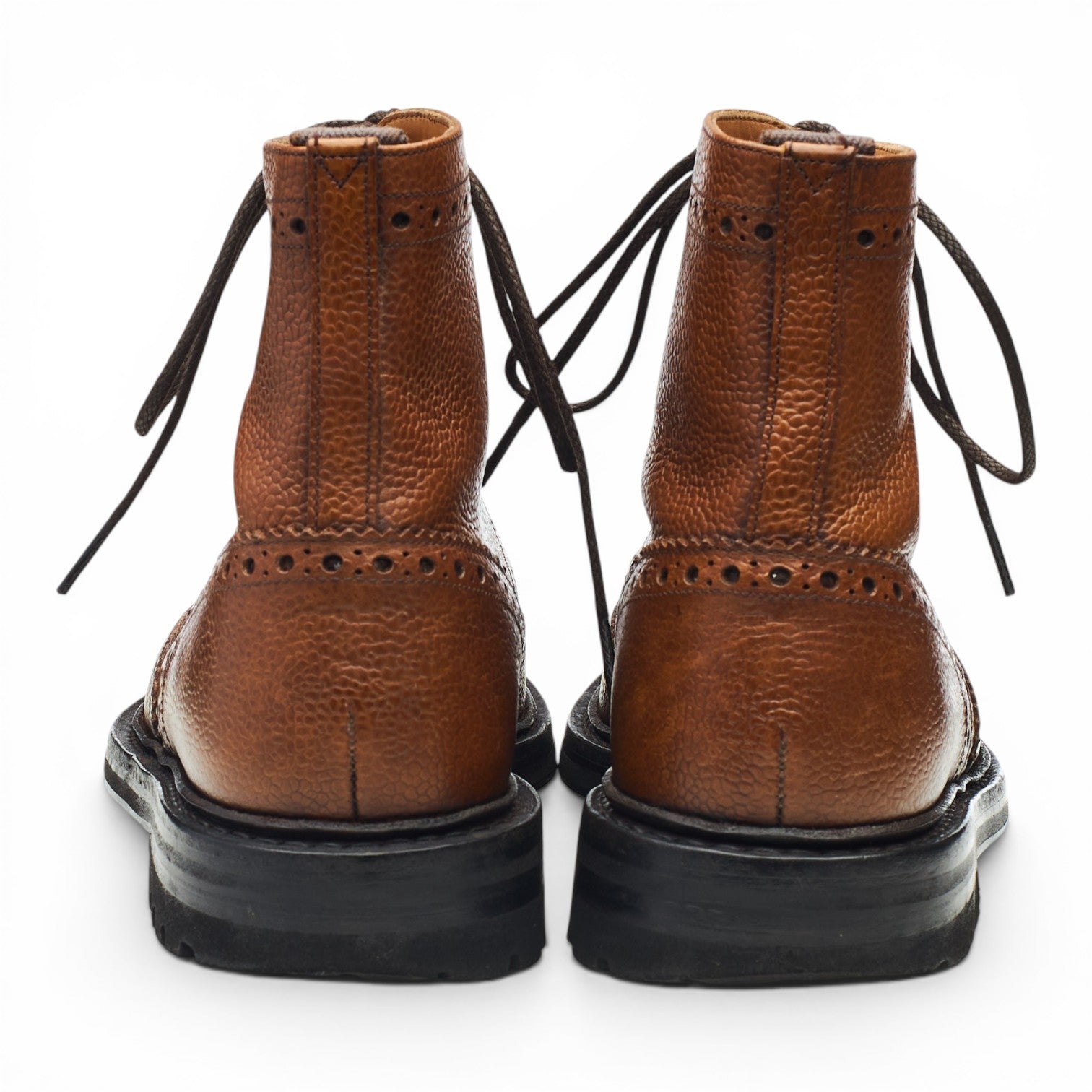 Church's McFarlane bottines cuir grainé marron UK 5.5