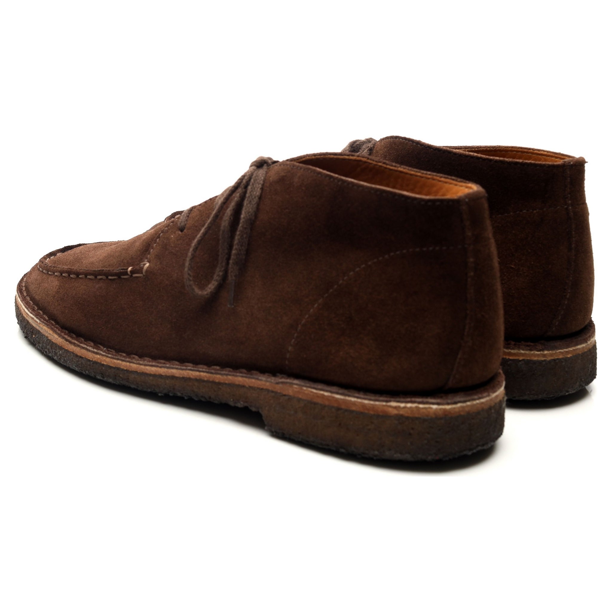 Drake's Crosby boots daim marron UK 9.5