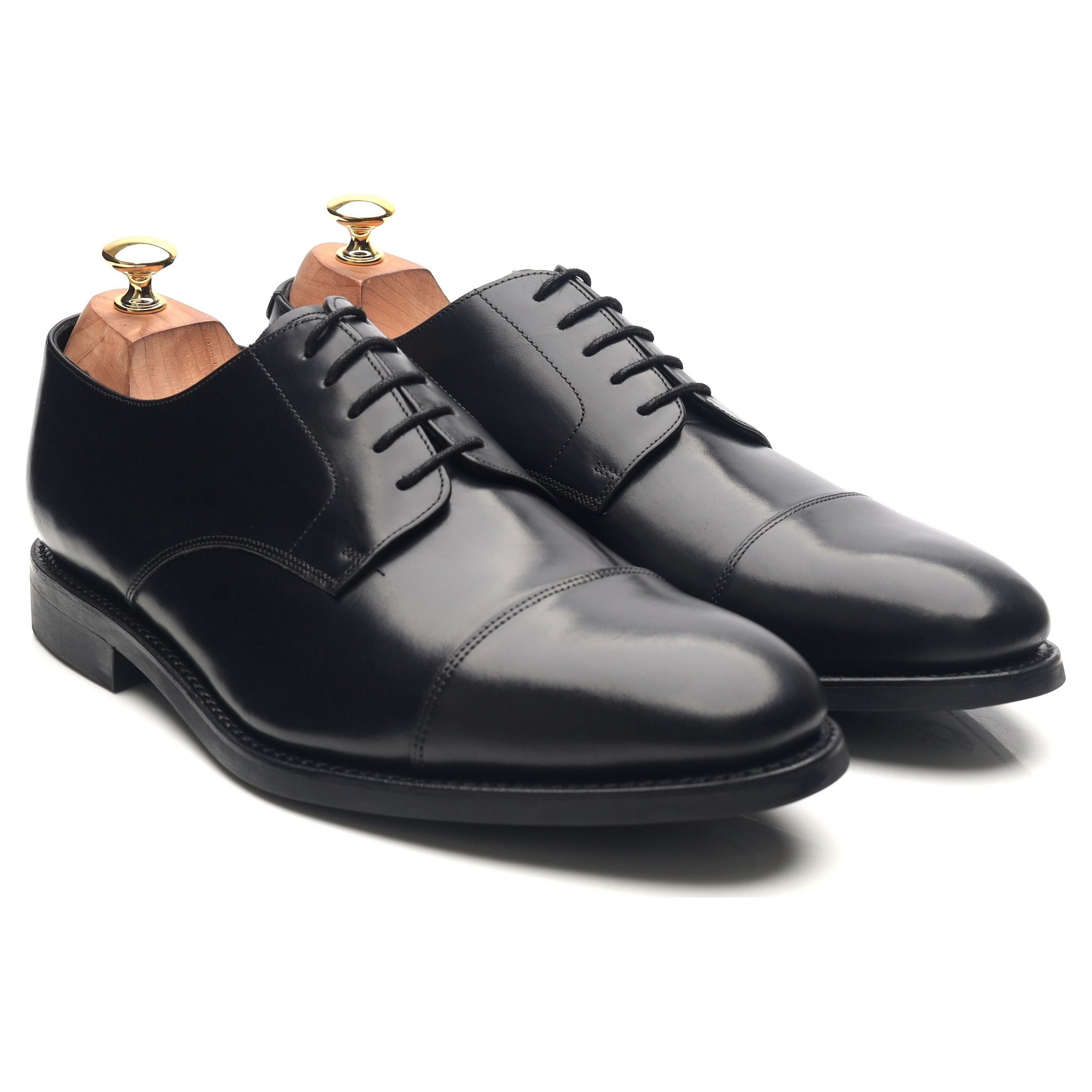 Barker derby cuir noir pointure UK 10 semelle Dainite