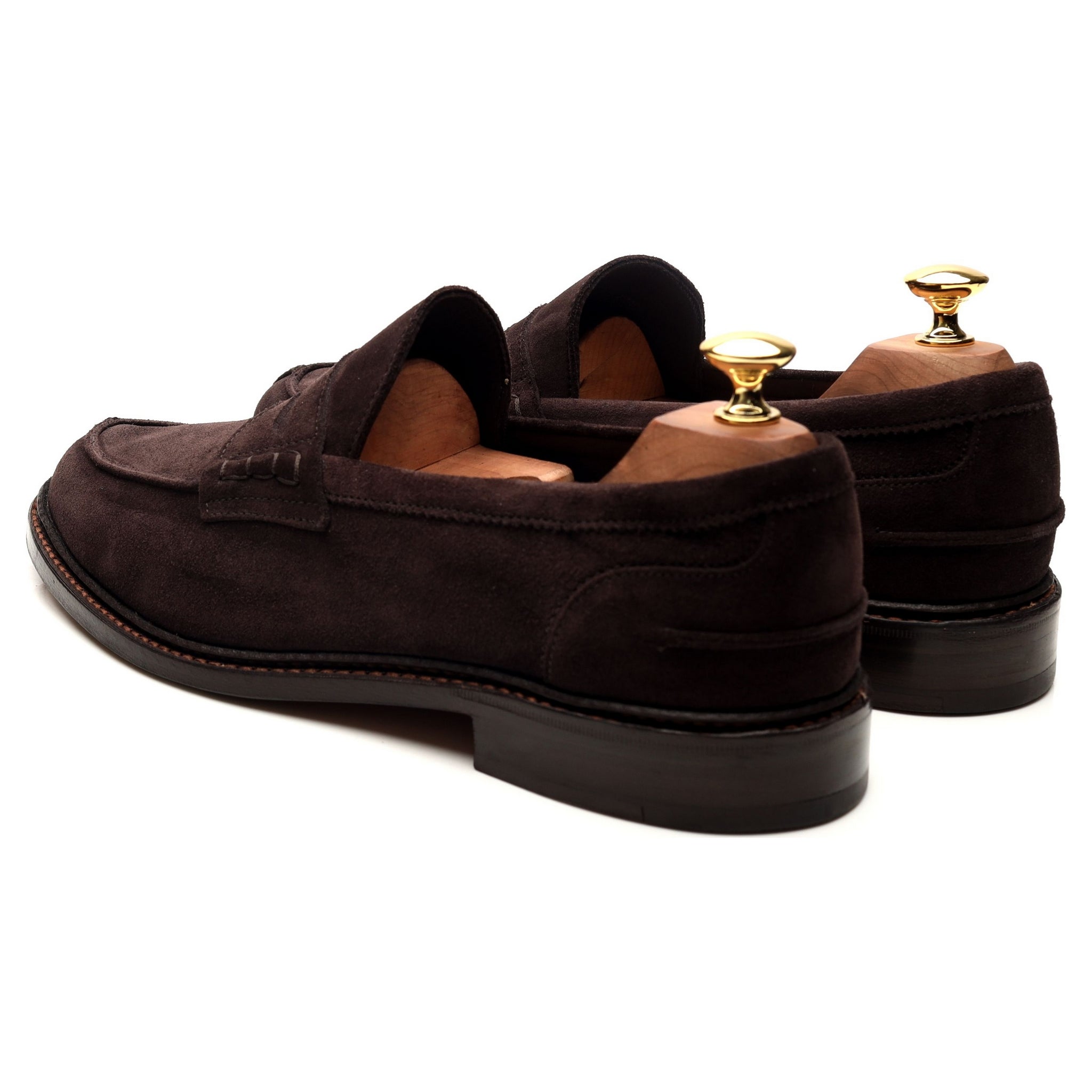 Tricker's Adam mocassin suède marron 9 penny