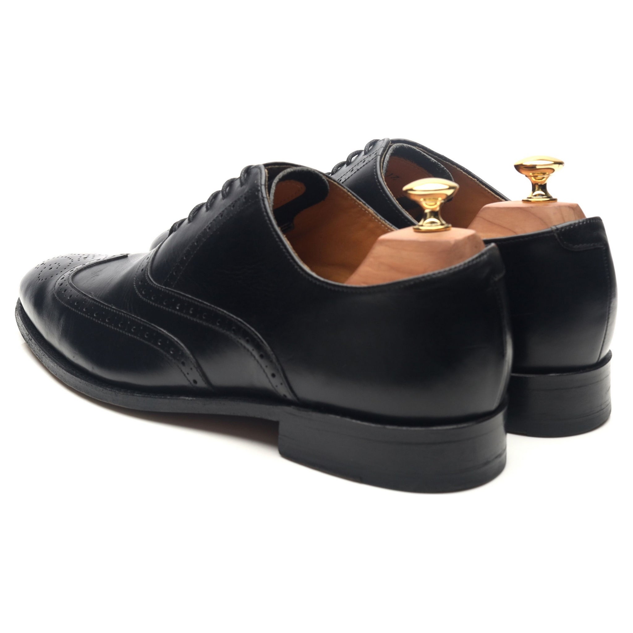 Barker brogues cuir noir pointure UK 10