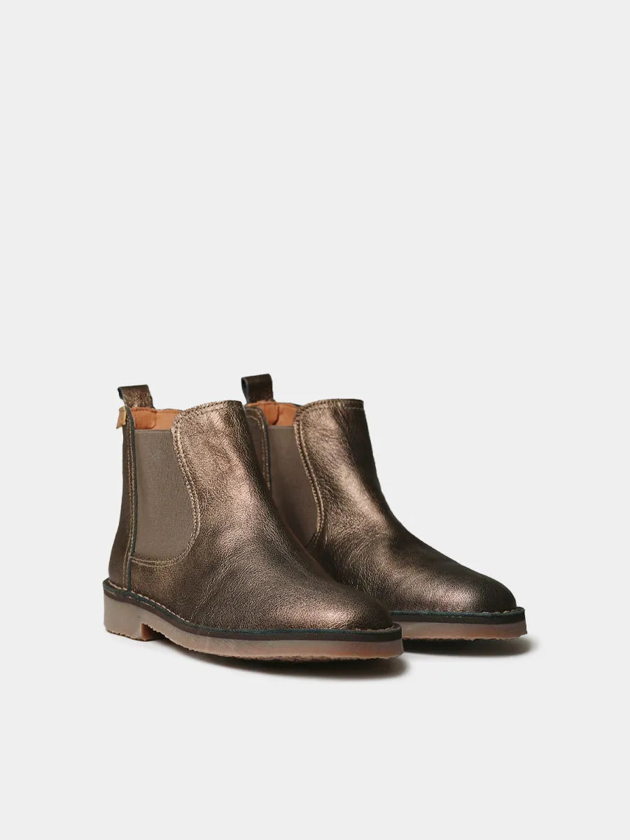 Toni Pons Isa-AT bottines femme cuir métallisé