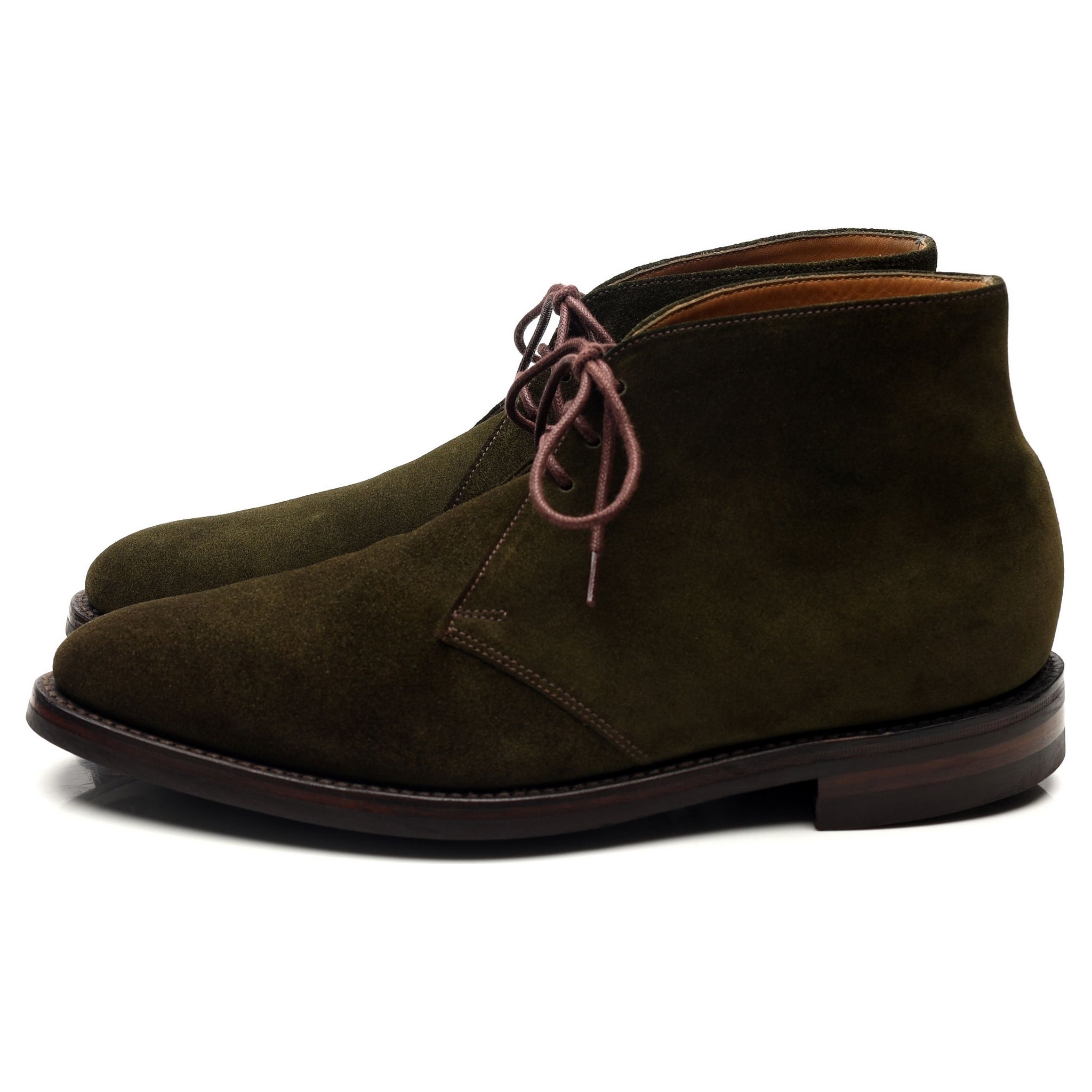 Loake 1880 Pimlico chukka boots daim vert UK 7,5