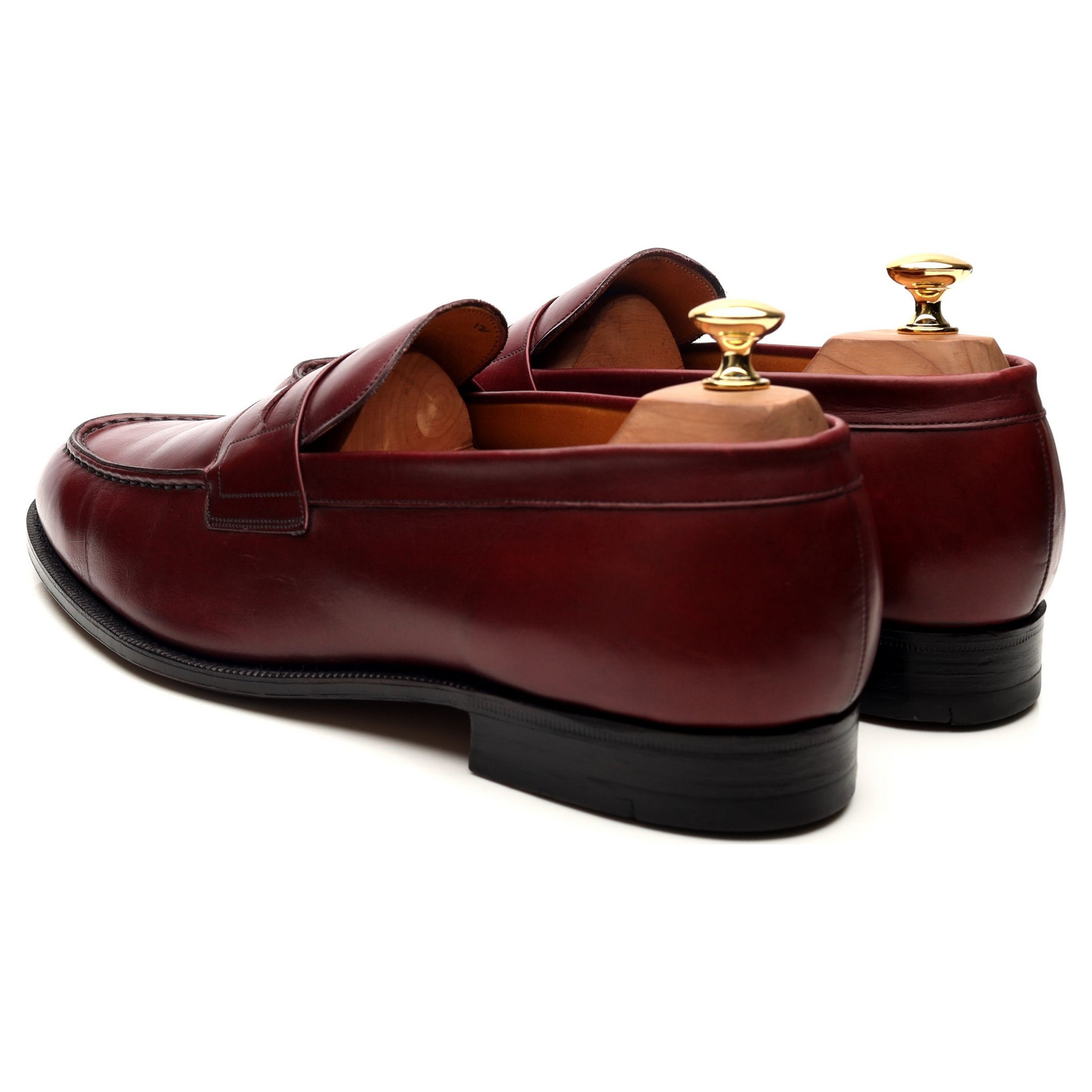 Church's Hilton mocassins cuir bordeaux UK 10,5