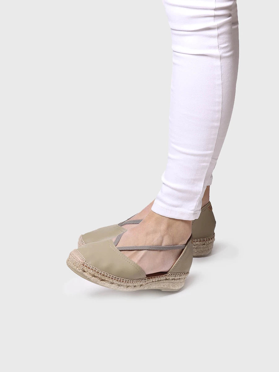 Toni Pons Erla-A espadrille cuir 38 talon 3,5 cm