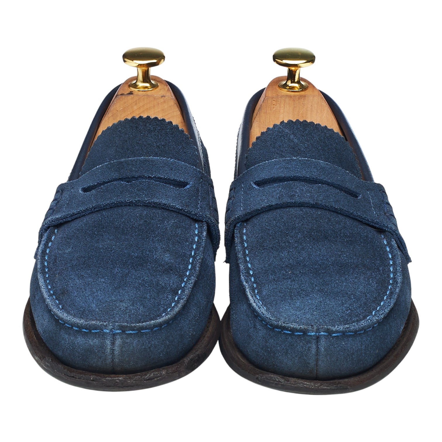 Cheaney Prudence mocassins daim bleu pointure UK 3