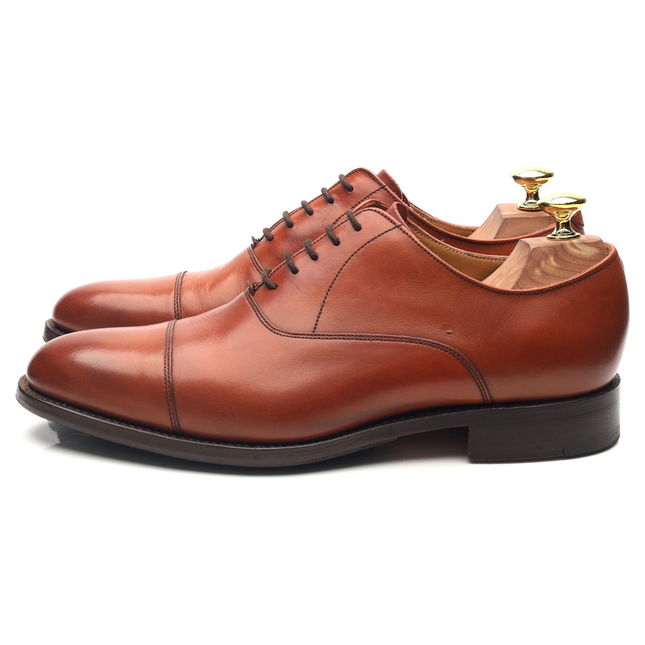 Barker Duxford richelieu cuir marron 7 UK large