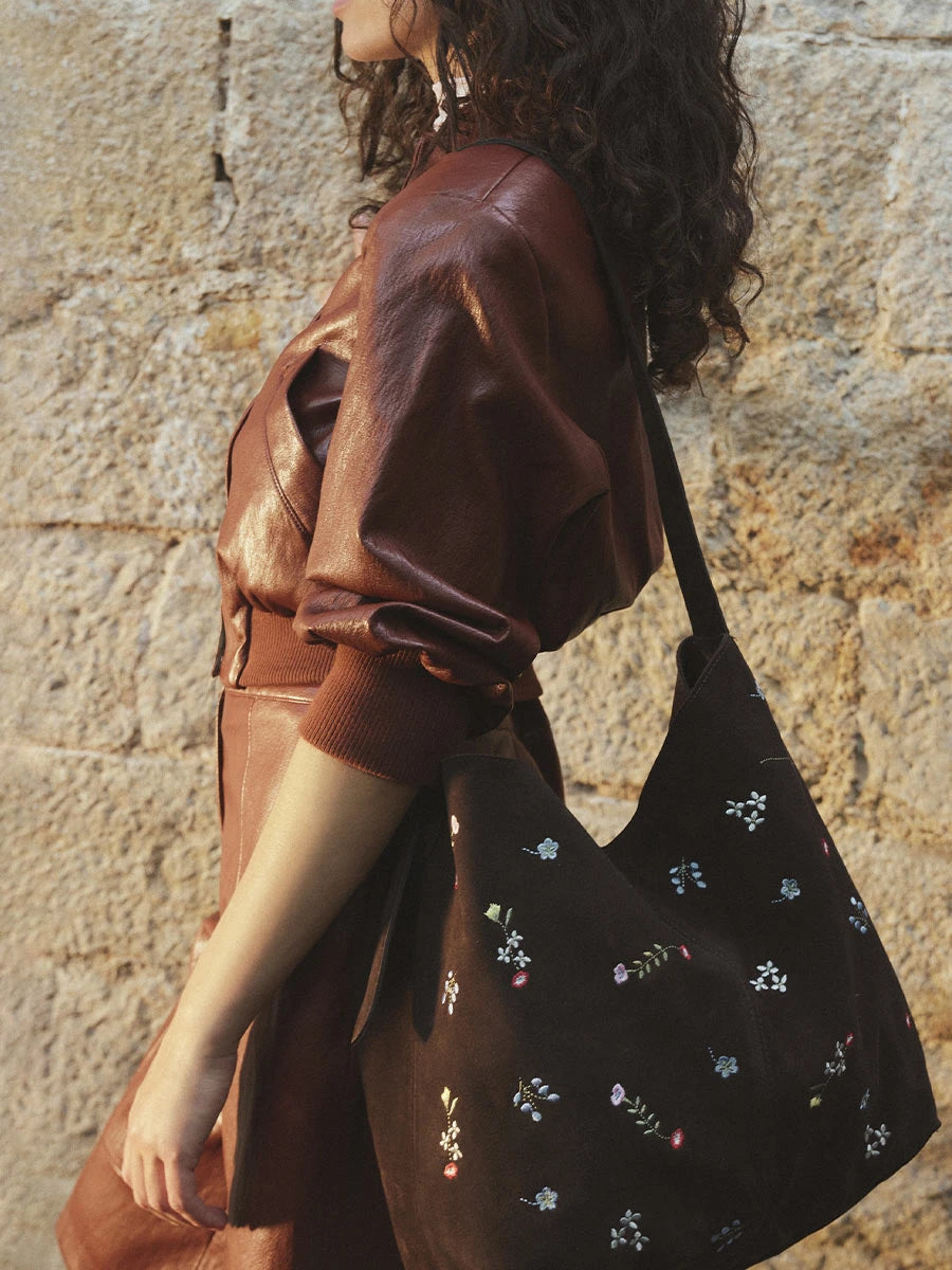Toni Pons Bascara sac brodé fleurs taille unique