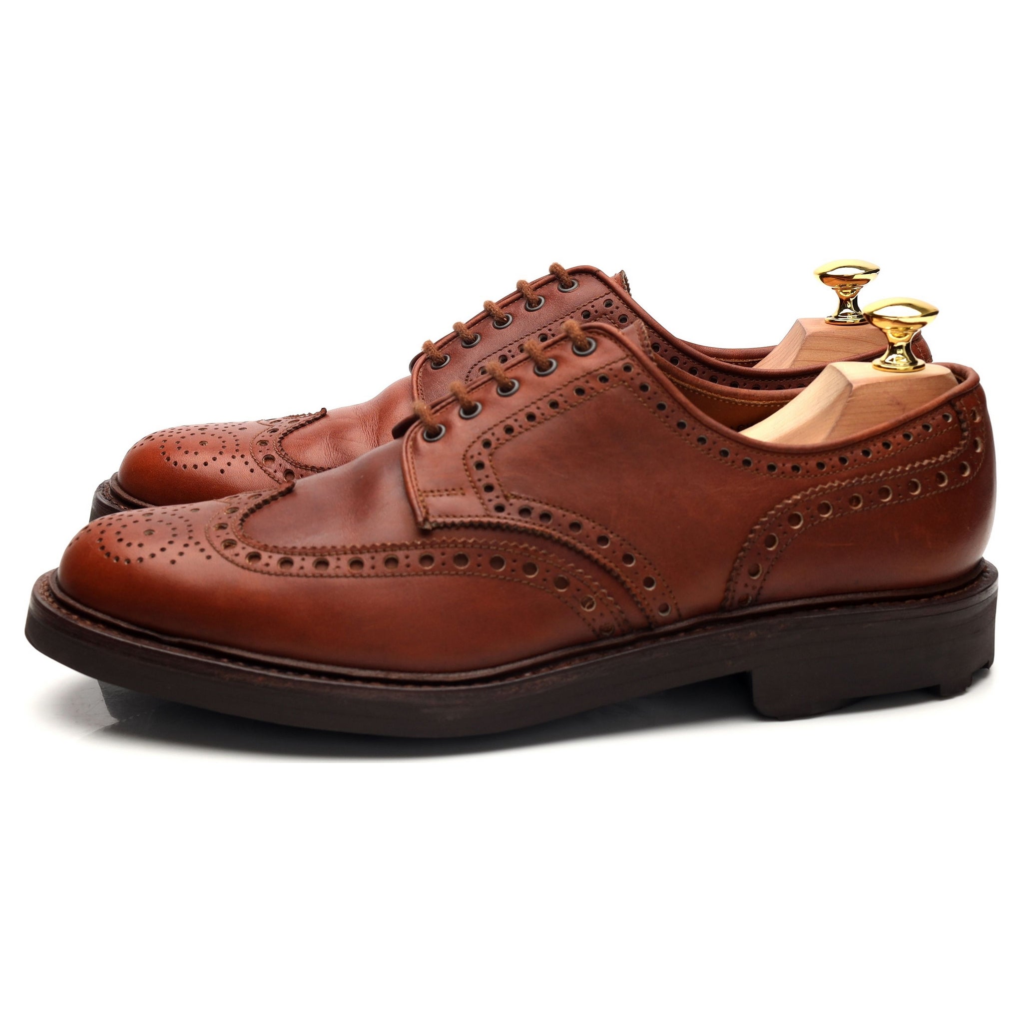 Crockett & Jones Warwick derbys cuir marron clair 7,5 UK