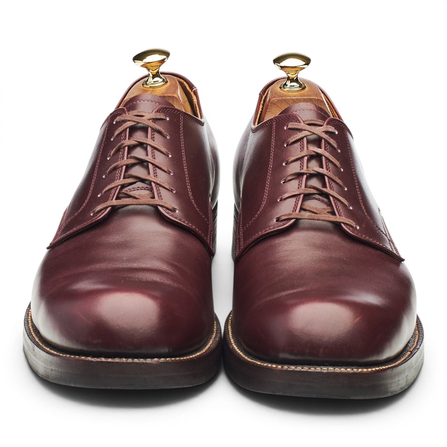 Timeworn Lot 3037 Derby Cuir Bordeaux UK 10.5 Militaire
