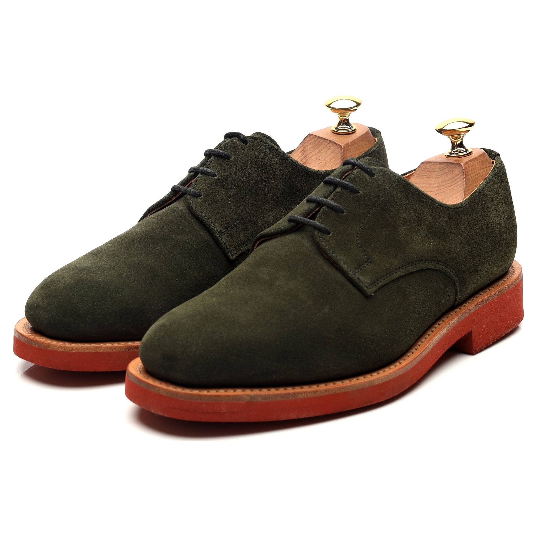 Sanders Jack derby daim vert pointure UK 6,5 homme